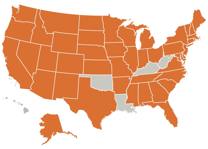 Map of the United States