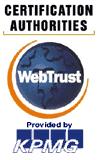 Certification Authorities WebTrust Provided by KPMG logo