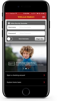 wells fargo online mobile banking