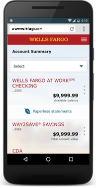 wells fargo online banking phone number