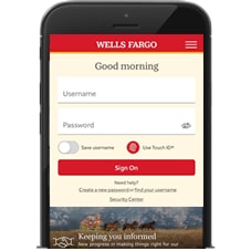 wells fargo online mobile banking