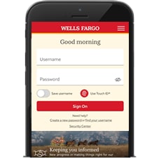 wells fargo login bank