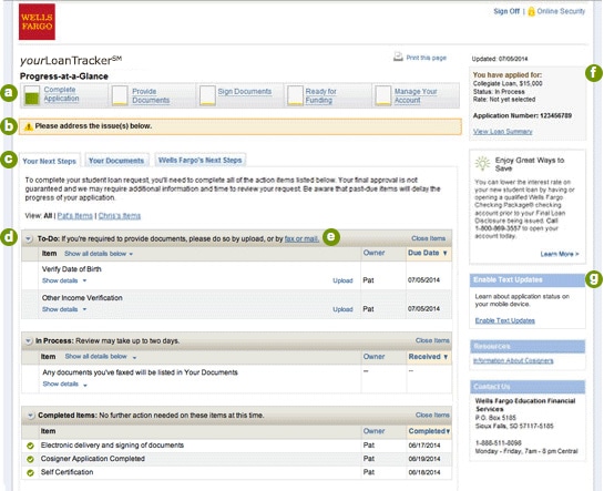 Manage Your Student Loan Application Status