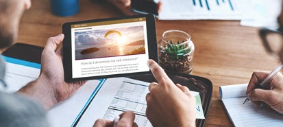 Ask the Institute Series - Image of Man at computer