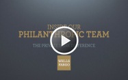 Inside the Philanthropic team. The Private Bank difference.